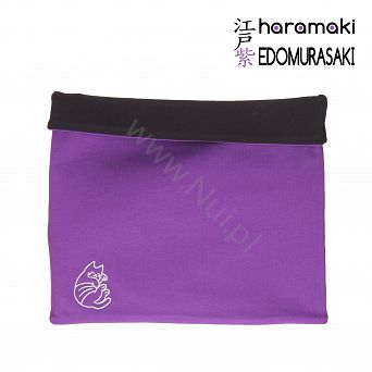 Haramaki - MakiMaki - ocieplacz, ogrzewacz, ochraniacz.  EDOMURASAKI - fioletowo - czarne