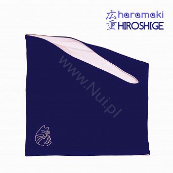 Haramaki - MakiMaki - ocieplacz, ogrzewacz, ochraniacz. HIROSHIGE - granatowo - biały