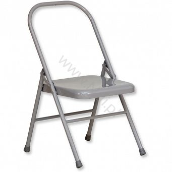 Krzesło - szare - DROBNE USZKODZENIA - TAŃSZE - do ćwiczenia jogi (krzesła do jogi)