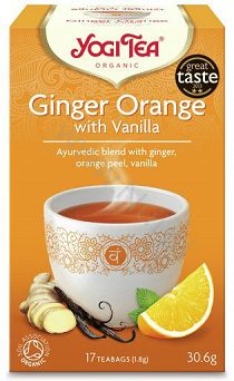 Imbirowo-pomarańczowa z wanilią - herbata - YOGI TEA - GINGER ORANGE WITH VANILLA
