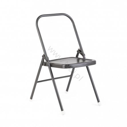 Krzesło do jogi, antracyt - do ćwiczenia jogi (krzesła do jogi), Yoga Chair