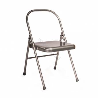 Krzesło do jogi, srebrne - do ćwiczenia jogi (krzesła do jogi), Yoga Chair