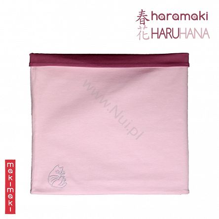 Haramaki - MakiMaki - ocieplacz, ogrzewacz, ochraniacz. HARUHANA - pudrowy róż i fiolet