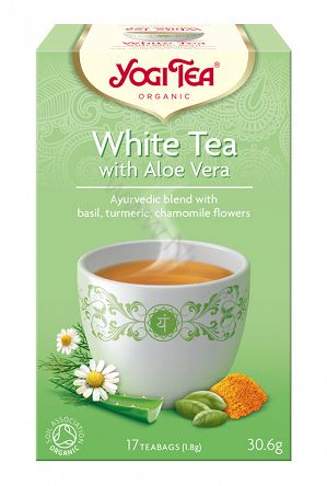 Herbata biała z aloesem - YOGA TEA - AJURWEDYJSKA HERBATA -WHITE TEA ALOE VERA