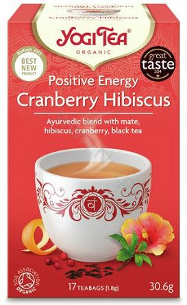 Pozytywna energia - YOGI TEA - HERBATA - POSITIVE ENERGY - cranberry hibiskus